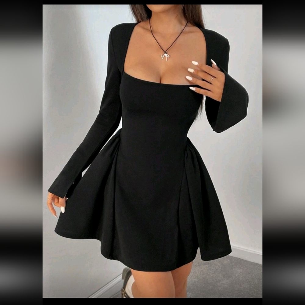 Elegant Black Women's Dress
